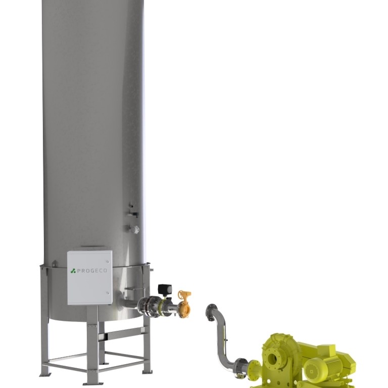 torcia combustione biogas HE 550