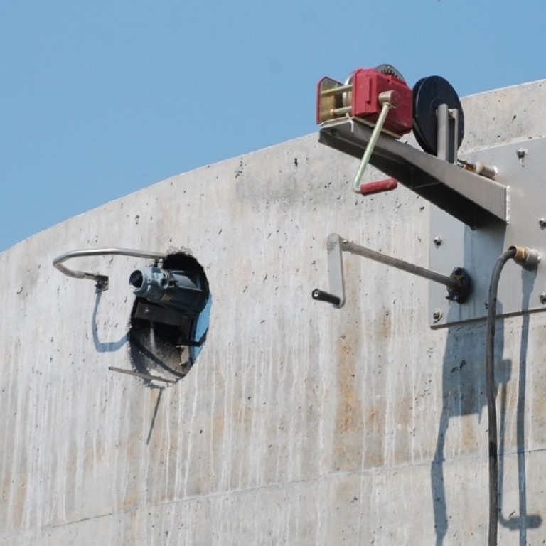 Oblò ispezione digestori wall OBW biogas Progeco-81 Oblò ispezione digestori OBW – Tipo Wall-81