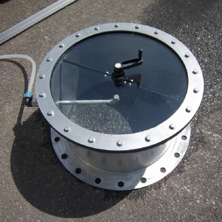 Oblò ispezione digestori roof OBW biogas Progeco-82 Oblò ispezione digestori OBW – Tipo Roof-82