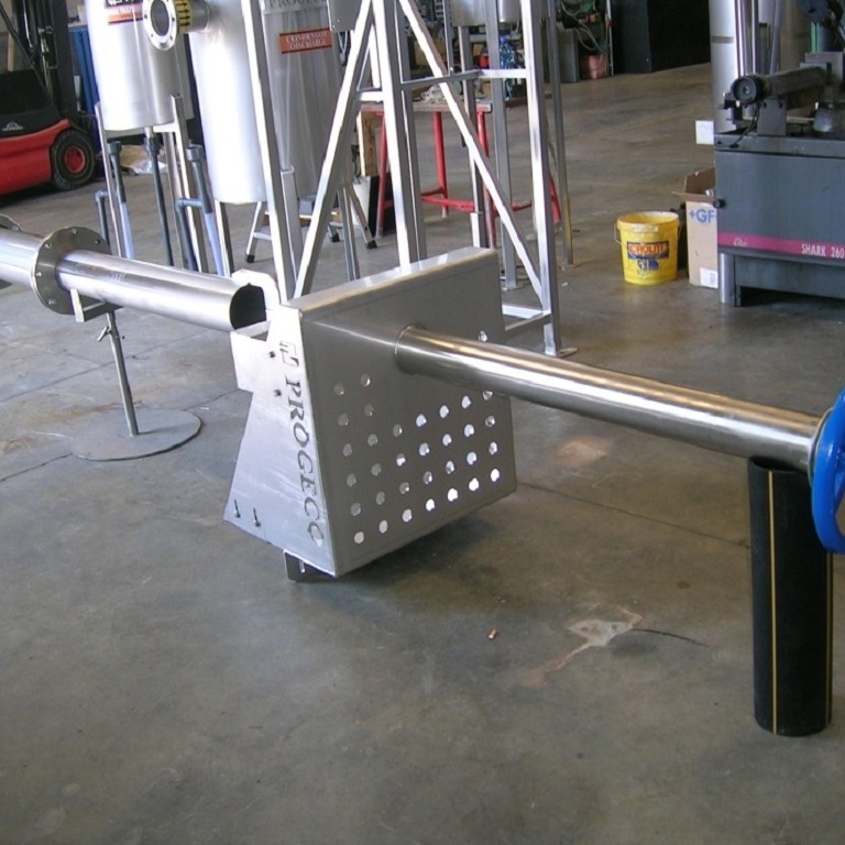 Valvola telescopica VTE digestore biogas Progeco-94 Valvola telescopica VTE-94